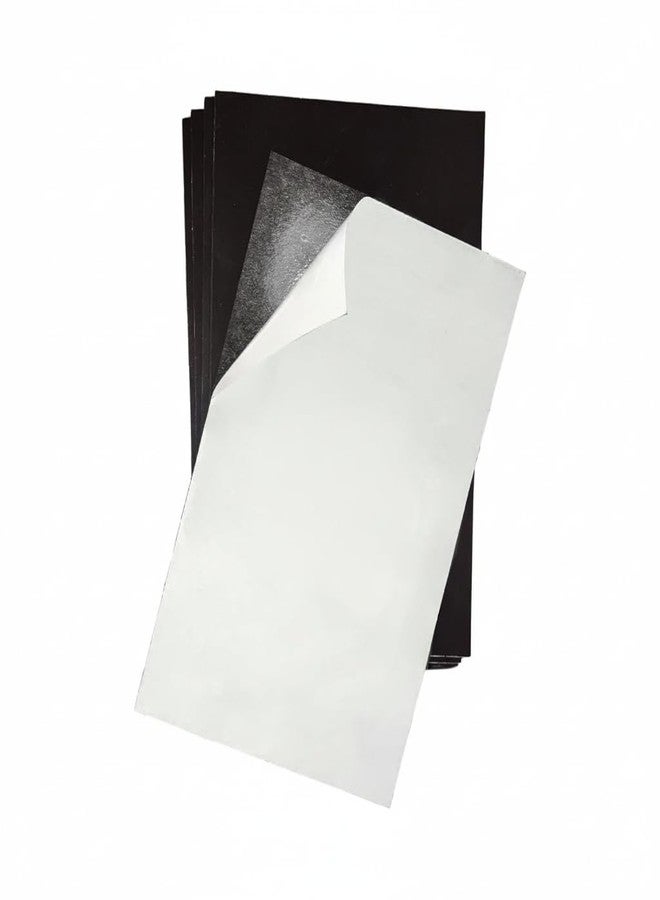 BerryBox Pack of 4 Magnetic Sheets with Adhesive, Magnetic Sheet for Fridge Magnets, 0.7mm Adhesive Magnet Sheet for Crafts, Peel & Stick Magnet Sheet for Fridge, 6 inches x 8 inches (4 Sheets) - Image 1